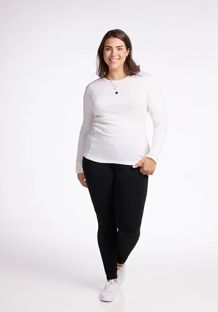 Hannah Long Sleeve Top - Buttercream - Image 5
