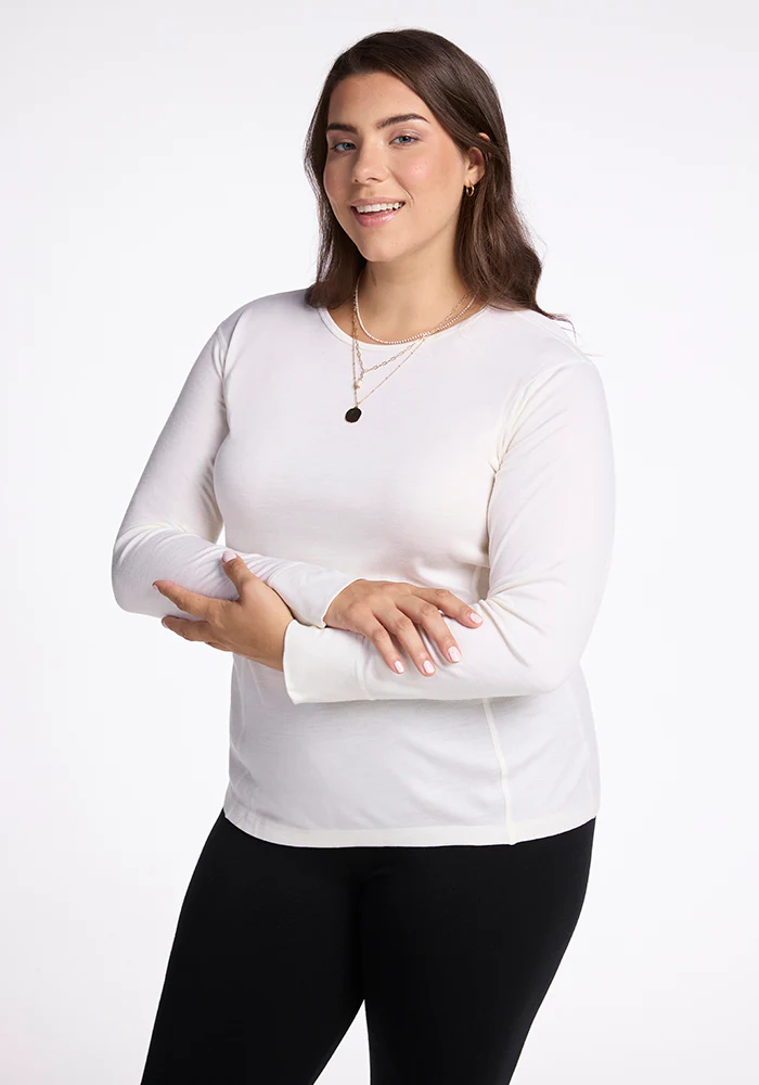 Hannah Long Sleeve Top - Buttercream - Image 6