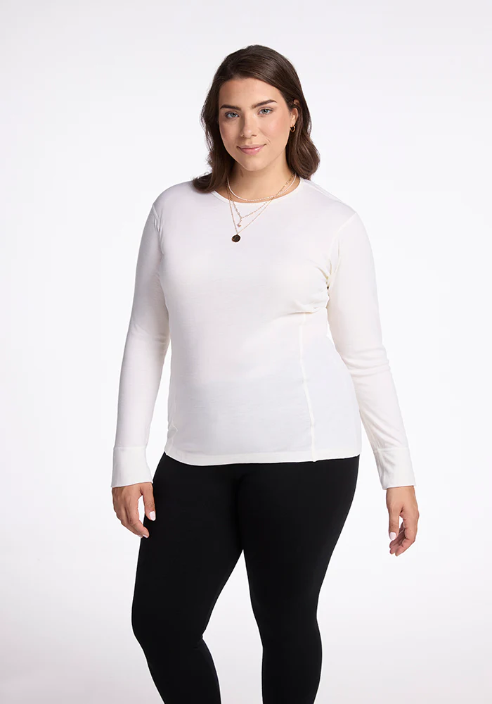 Hannah Long Sleeve Top - Buttercream - Image 7