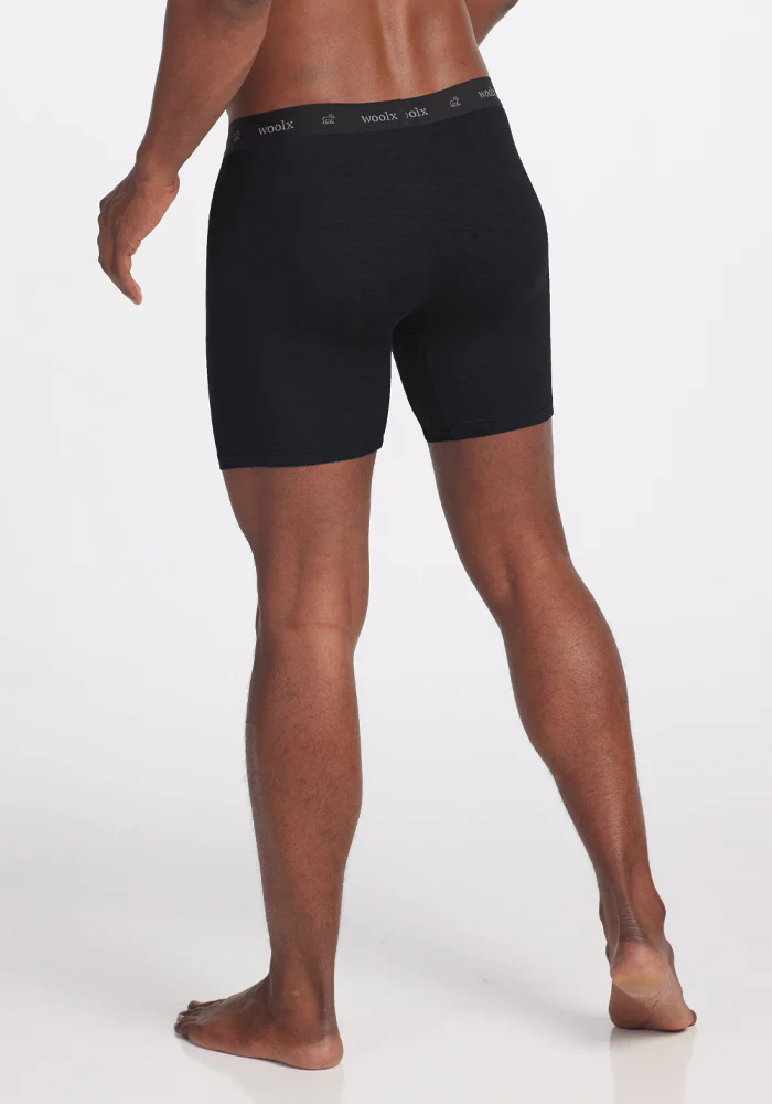 Jazzy No Fly Boxer Briefs - Black - Image 6