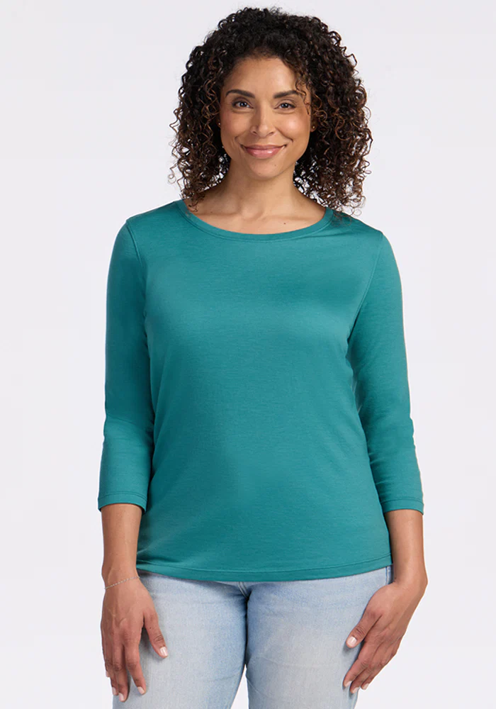 Jenny 3/4 Sleeve Crew Neck - Image 5