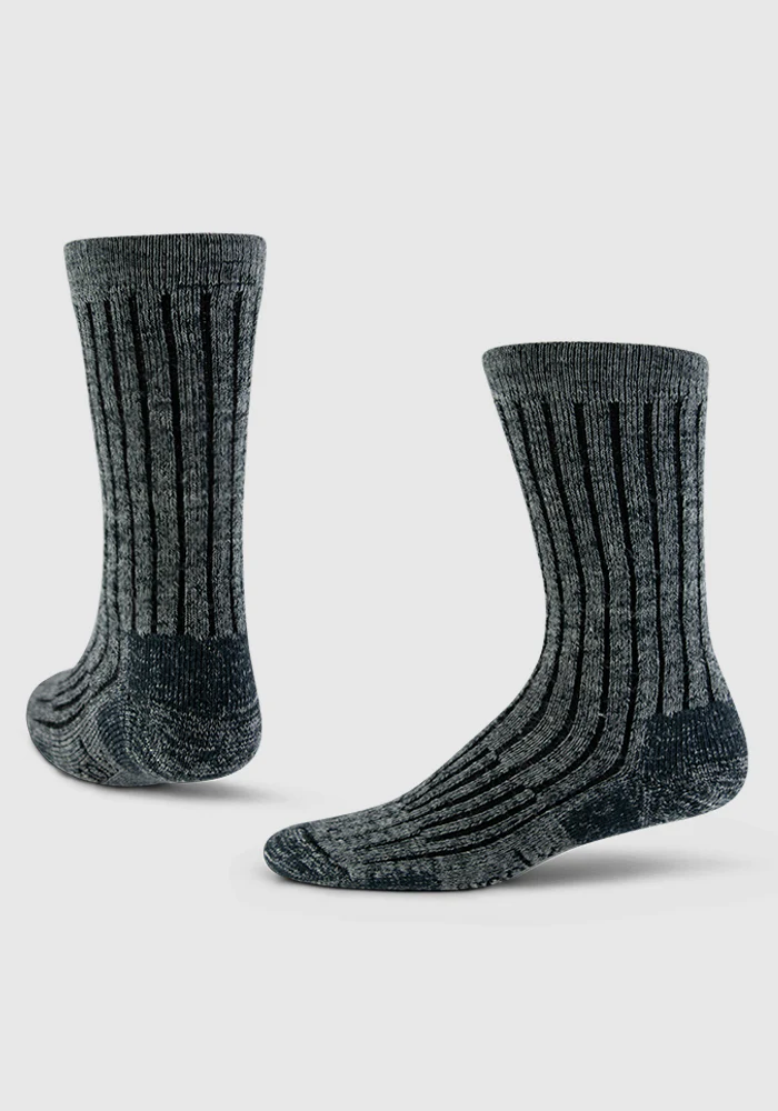 Womens Joey Crew Socks - Stone Grey - Image 4