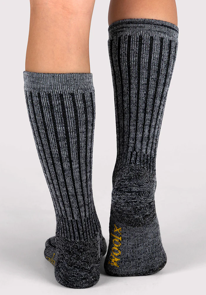 Womens Joey Mid Calf Socks - Dark Navy Marled - Image 10