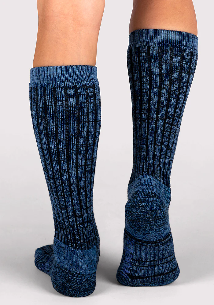 Womens Joey Mid Calf Socks - Steel Blue - Image 7