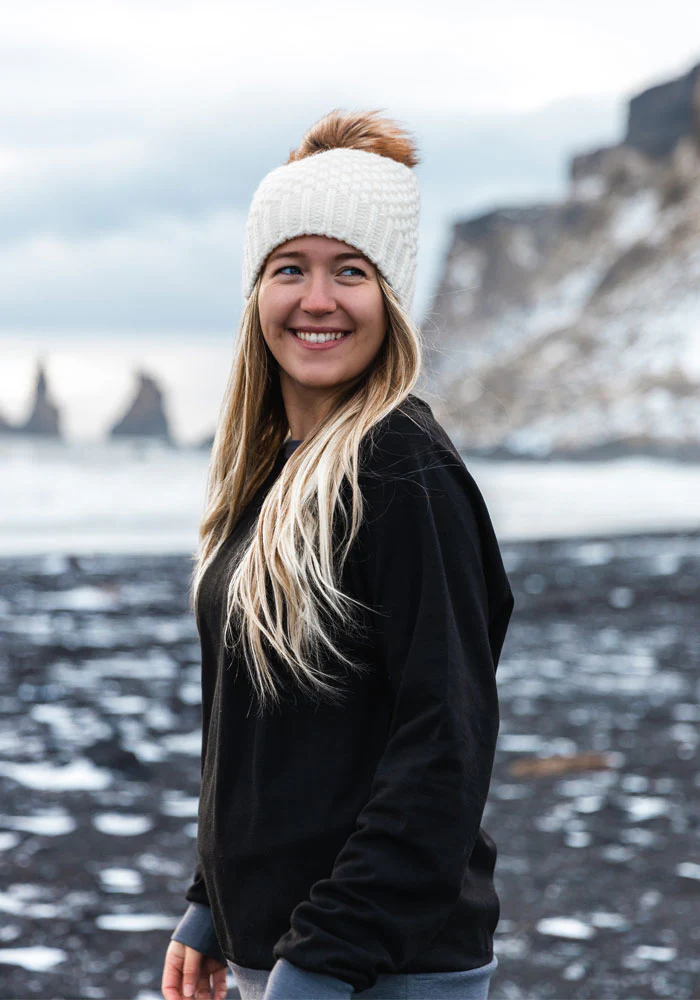 Kaylee Beanie - Cream - Image 4