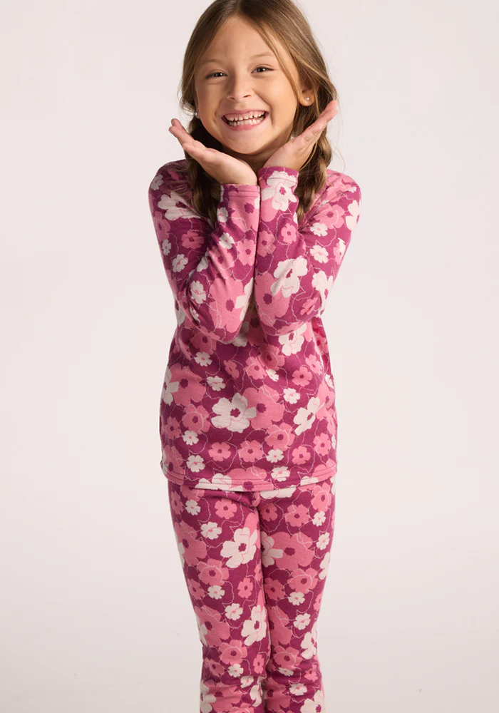 Kids Explorer Base Layer Bottoms - Rosie Posie - Image 10
