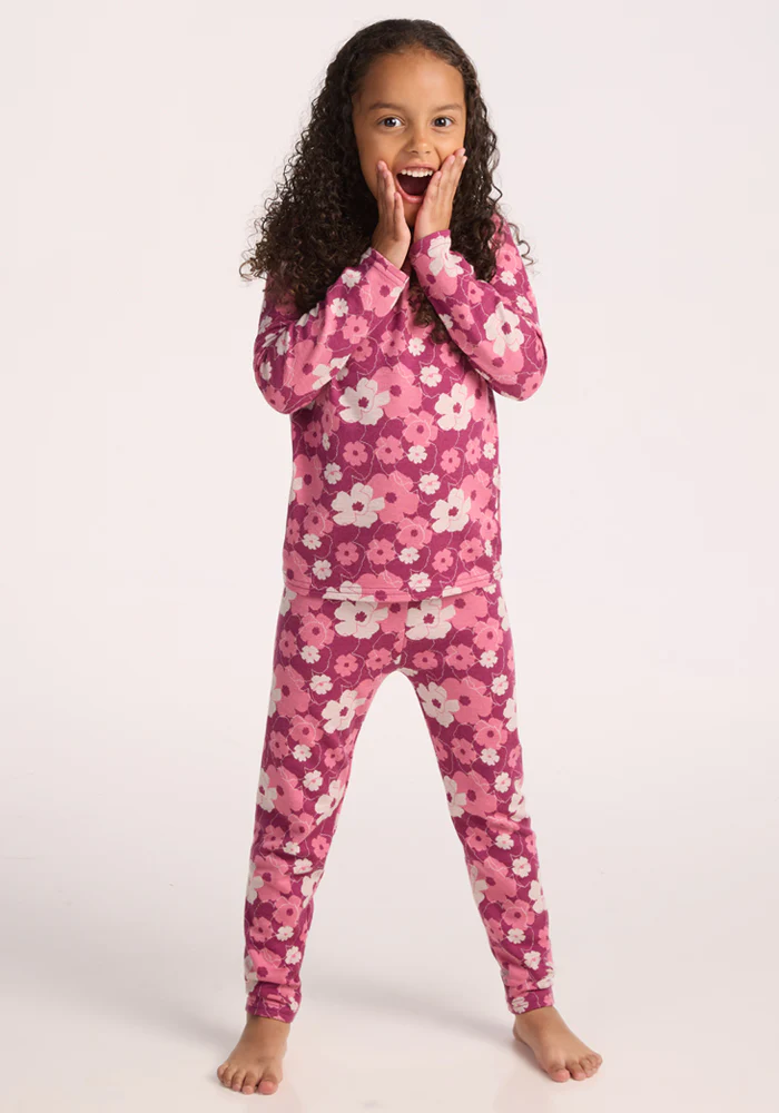 Kids Explorer Base Layer Bottoms - Rosie Posie - Image 7