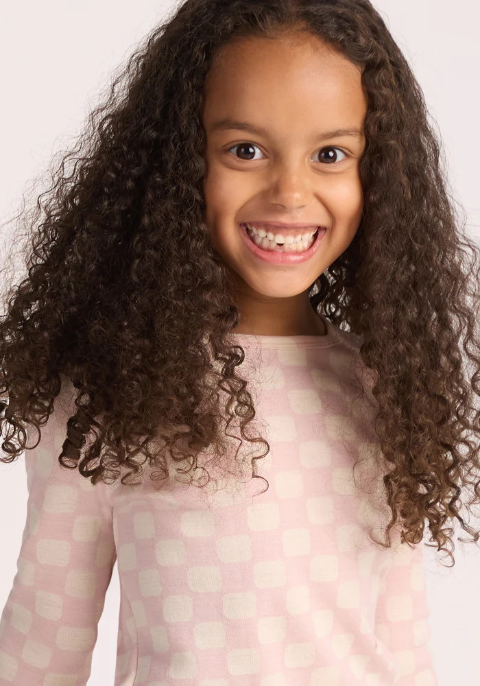 Kids Explorer Base Layer Top - Hopscotch Pink - Image 16