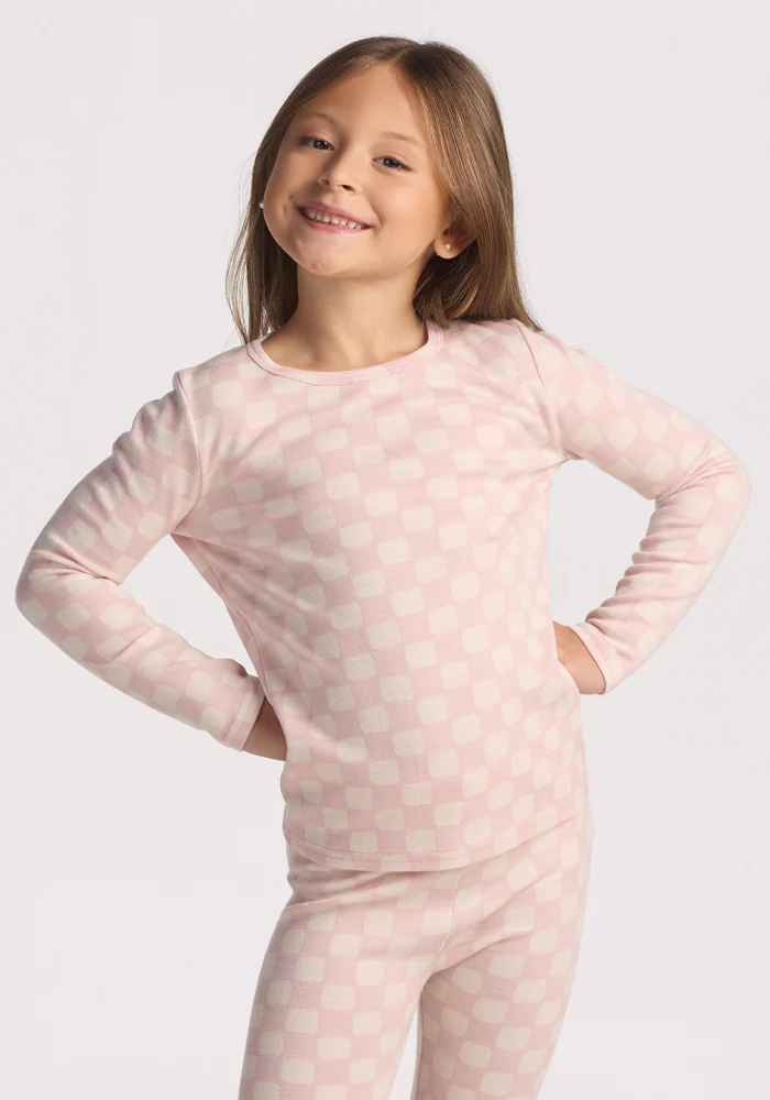 Kids Explorer Base Layer Top - Hopscotch Pink - Image 18