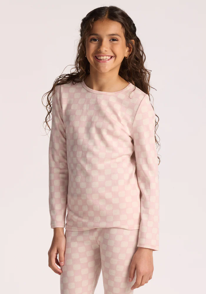 Kids Explorer Base Layer Top - Hopscotch Pink - Image 5