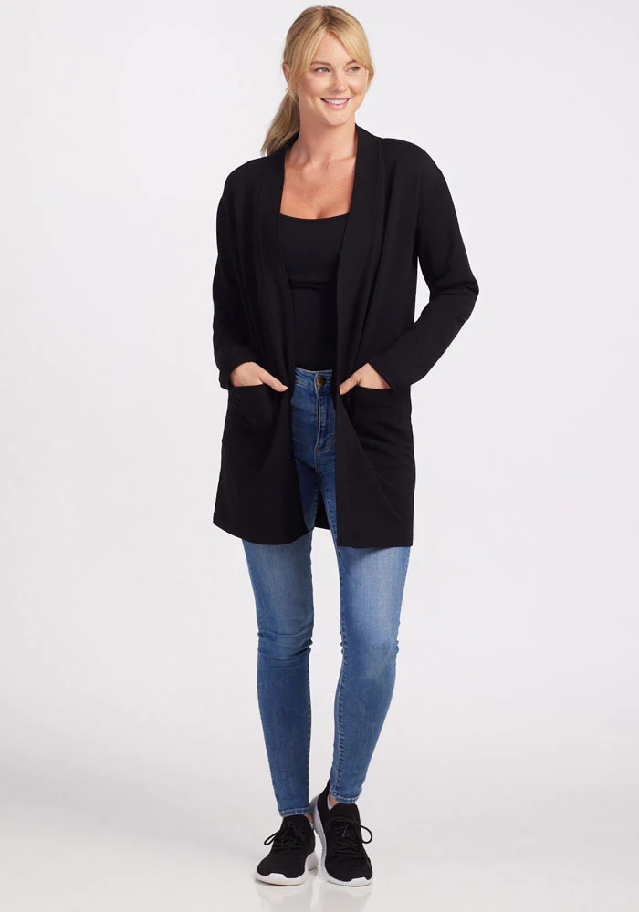 Kinsley Cardigan - Black - Image 3