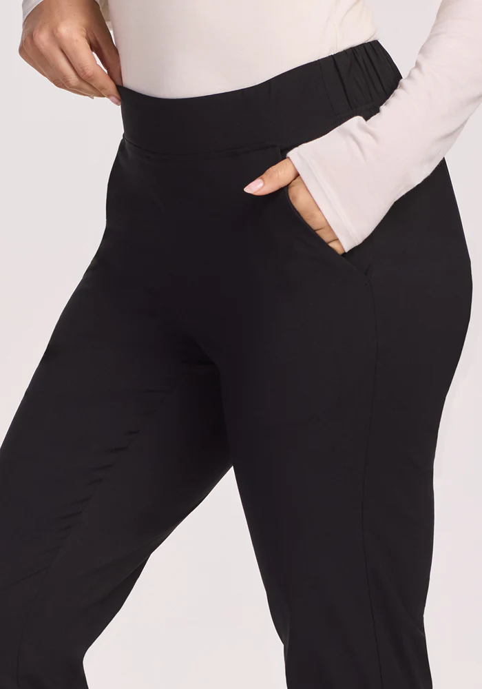 Nicole Petite Ankle Pant - Black - Image 3