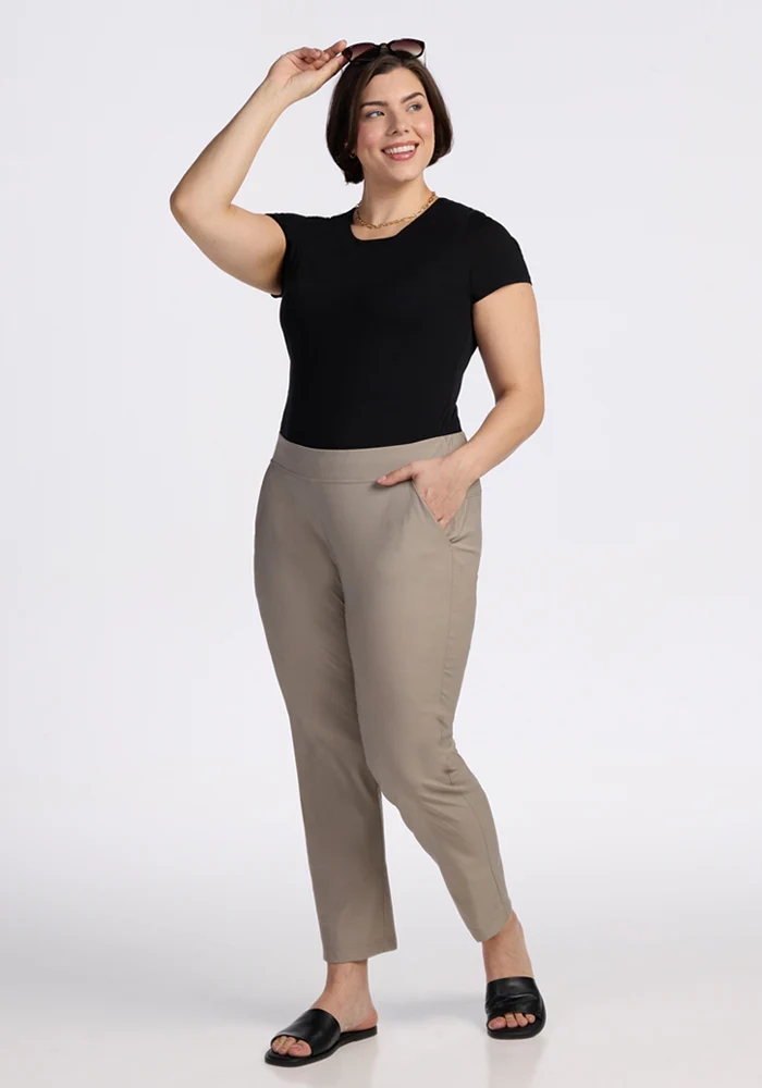 Nicole Ankle Pants - Vintage Khaki - Image 12