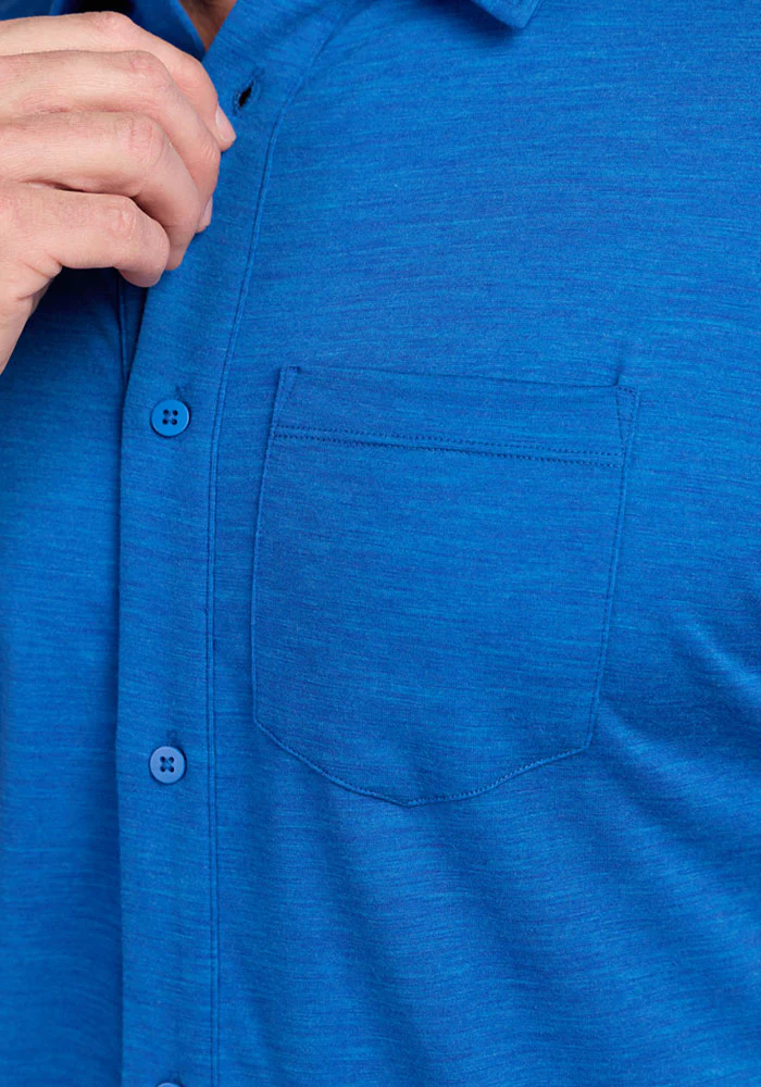 Endi Full Button Down Shirt - Glacial Blue - Image 2