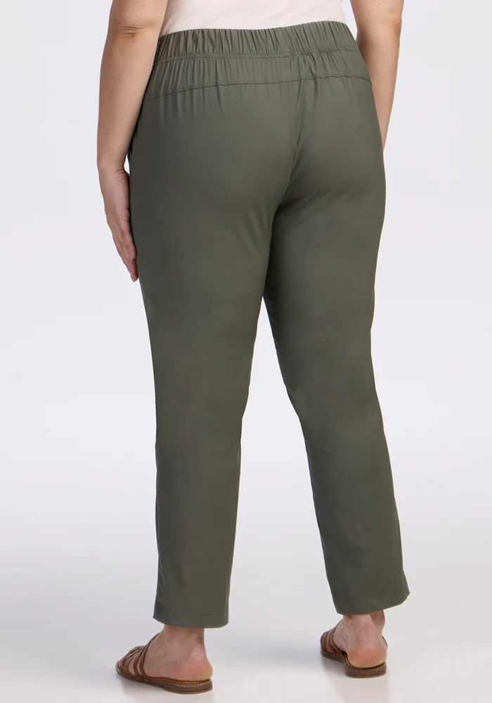 Nicole Ankle Pants - Sage Olive - Image 12