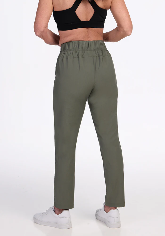 Nicole Ankle Pants - Sage Olive - Image 6