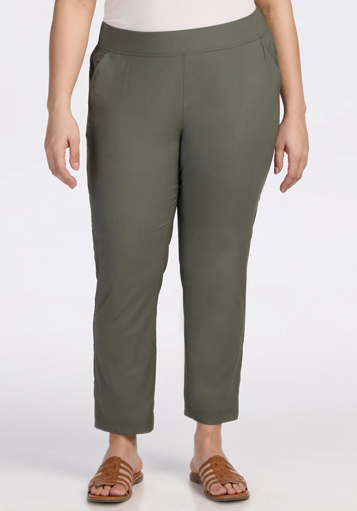 Nicole Ankle Pants - Sage Olive - Image 7
