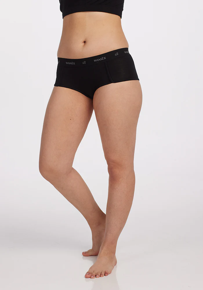 Lila Boy Shorts - Black - Image 2