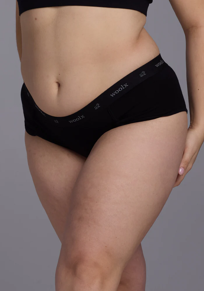 Lila Boy Shorts - Black - Image 7