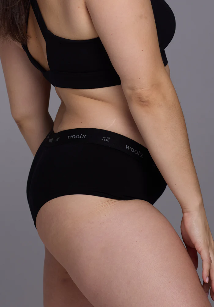 Lila Boy Shorts - Black - Image 8