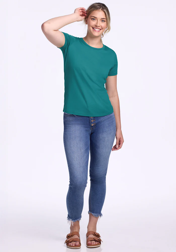 Liza Crew Neck Tee - Surfside - Image 5