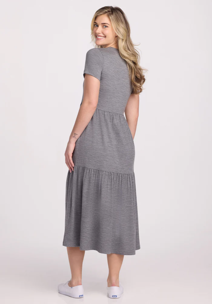 Lucia Dress - Graphite Heather - Image 7