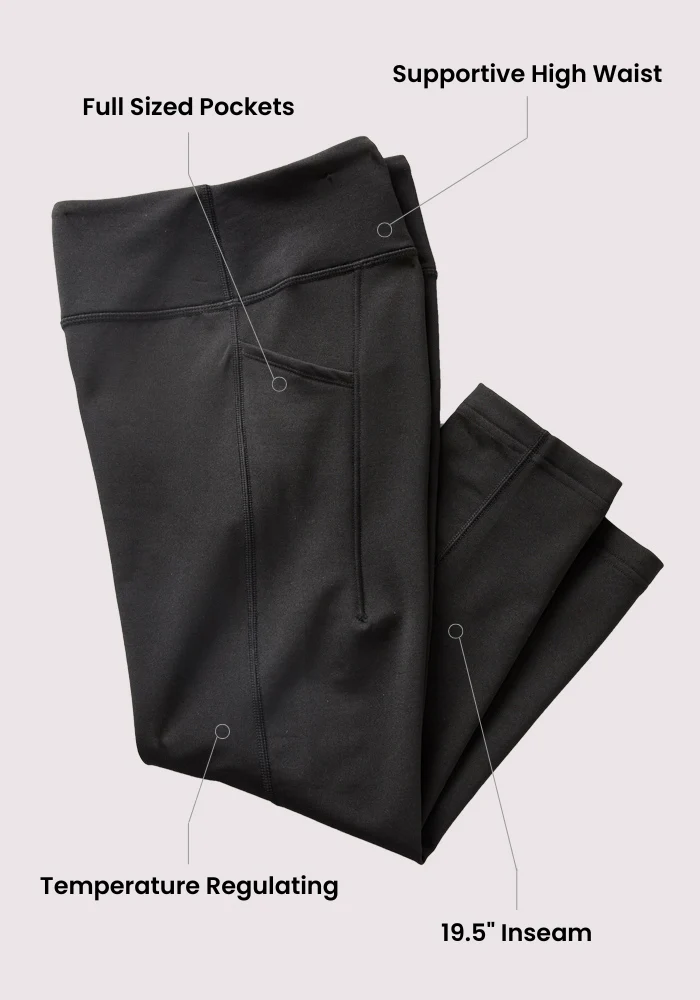 Merino Flex® McKenna Capris -Black - Image 11