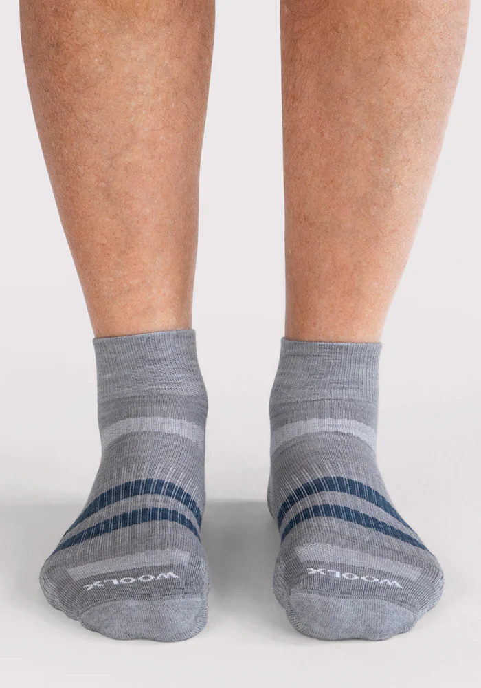 Mens Rambler Ankle Sock - Grey - Image 3