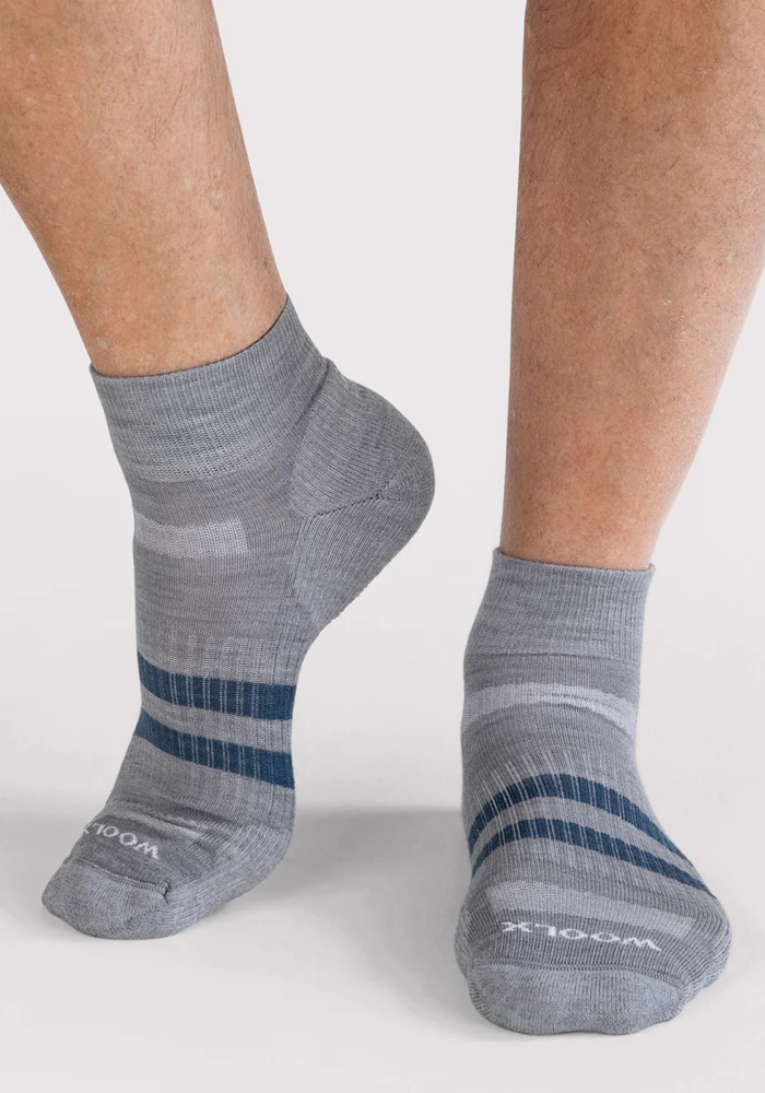 Mens Rambler Ankle Sock - Grey - Image 5