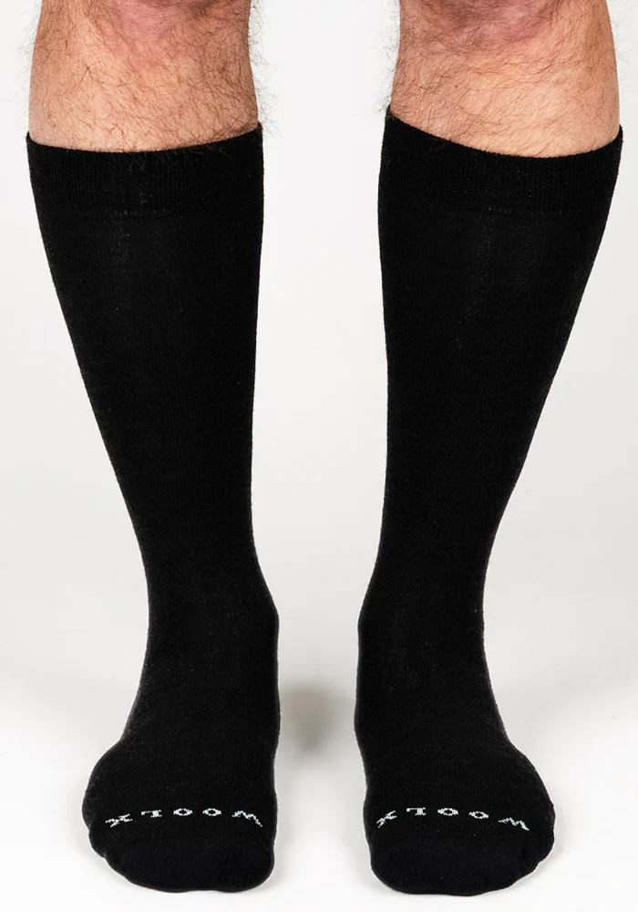 Mens Chandler Mid Calf Socks - Black - Image 2