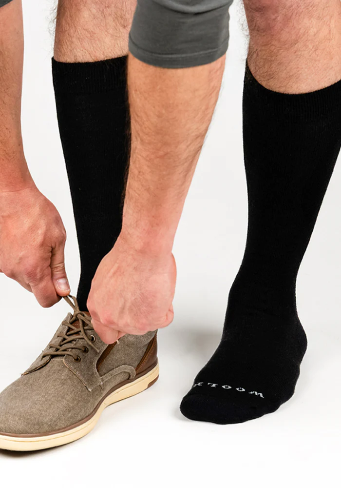 Mens Chandler Mid Calf Socks - Black - Image 4