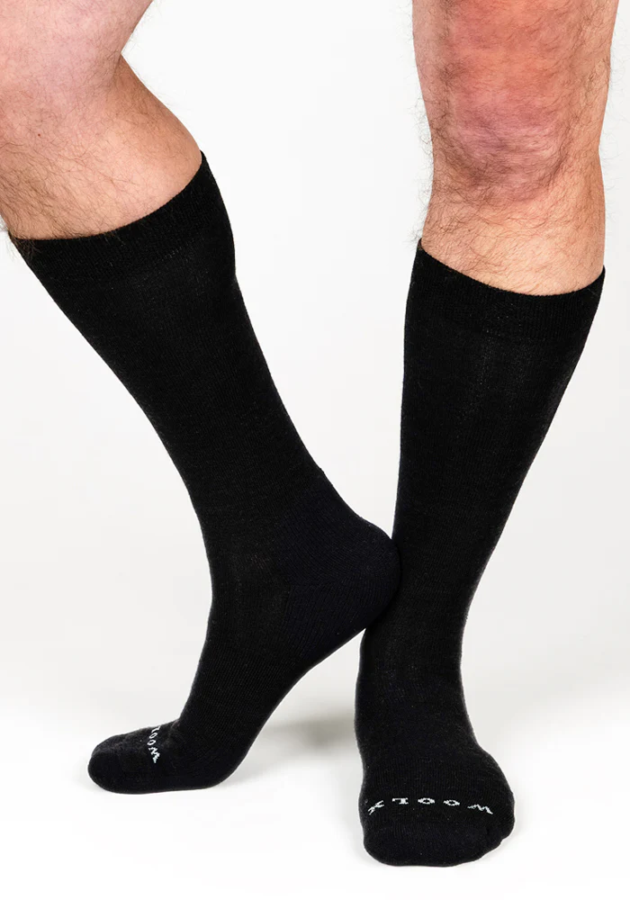 Mens Chandler Mid Calf Socks - Black - Image 5