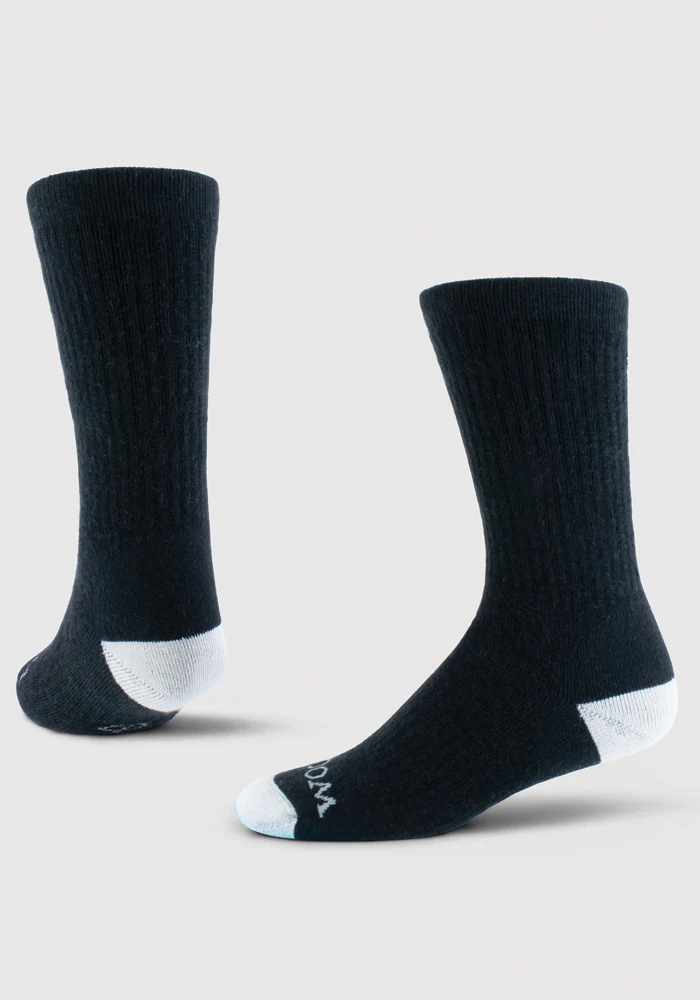 Mens Core Crew Socks - Black - Image 3