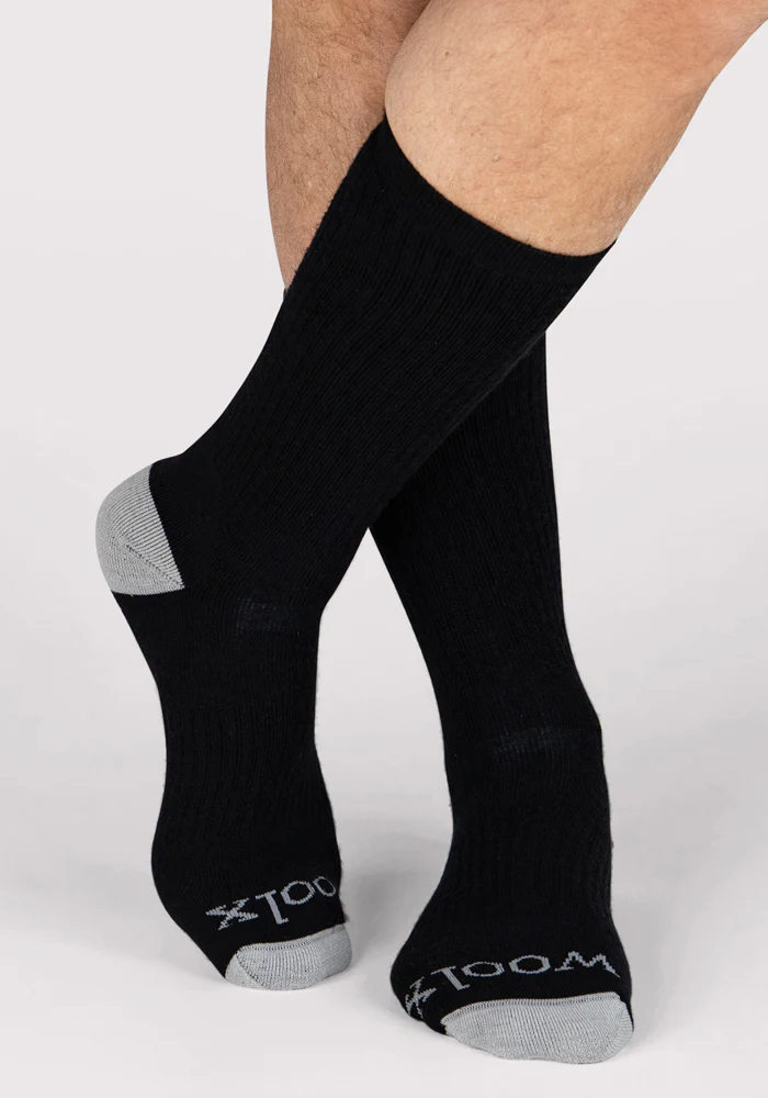 Mens Core Crew Socks - Black - Image 4