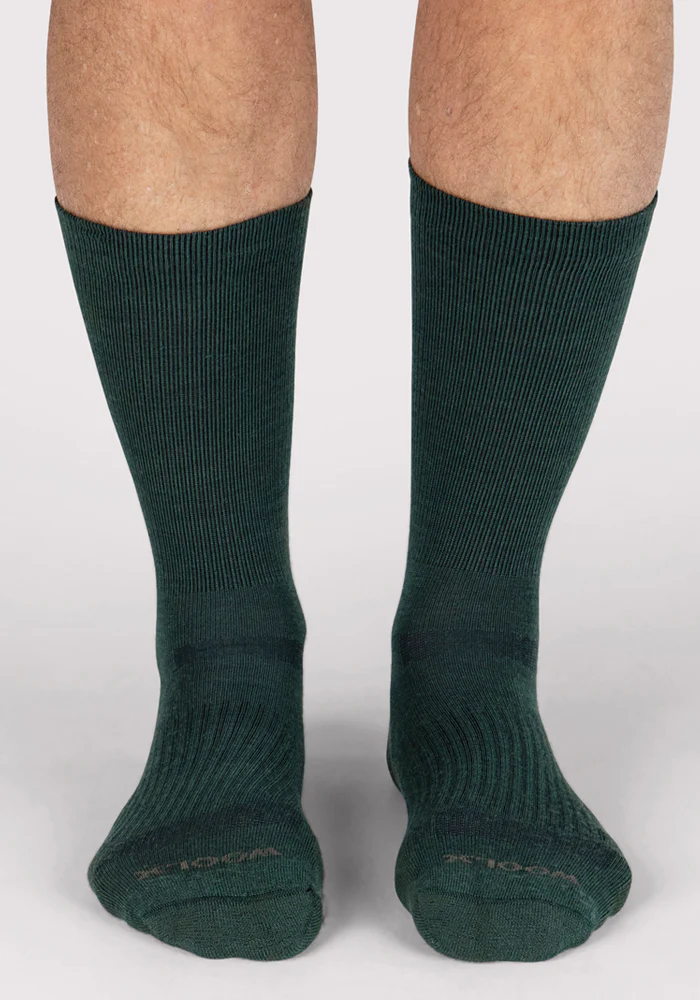 Mens Harbor Crew Sock - Forest - Image 3