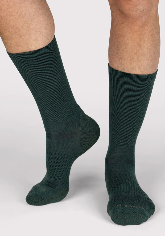 Mens Harbor Crew Sock - Forest - Image 4