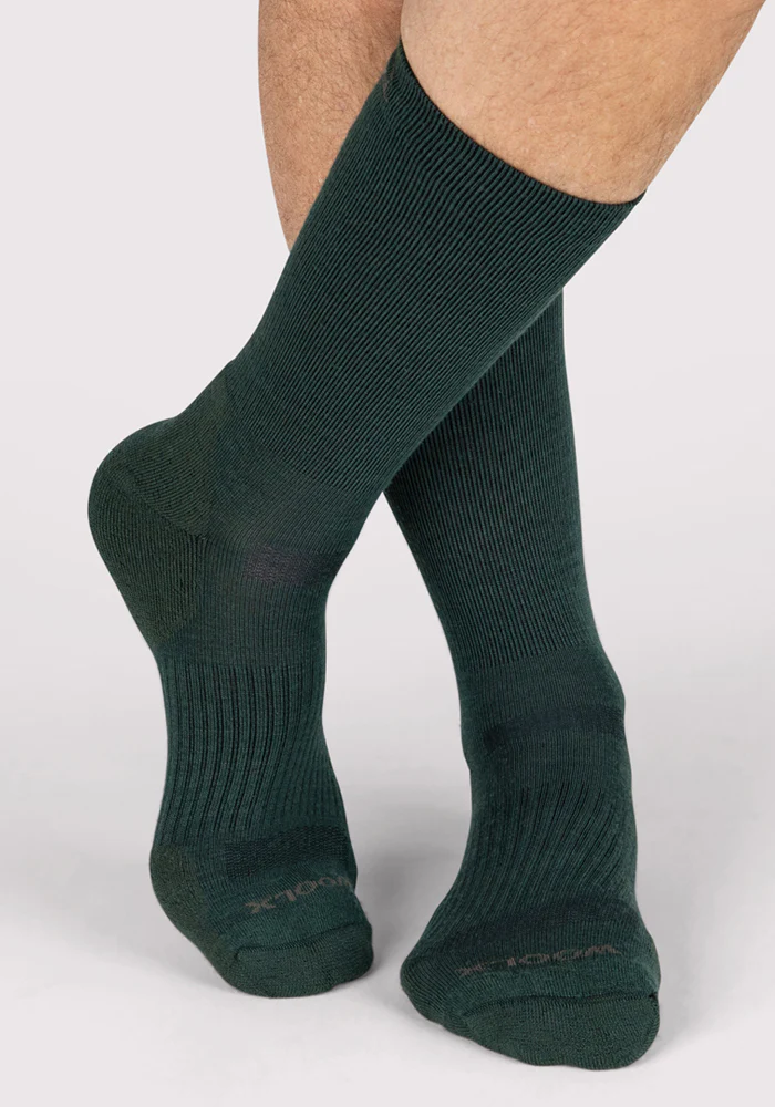 Mens Harbor Crew Sock - Forest - Image 5