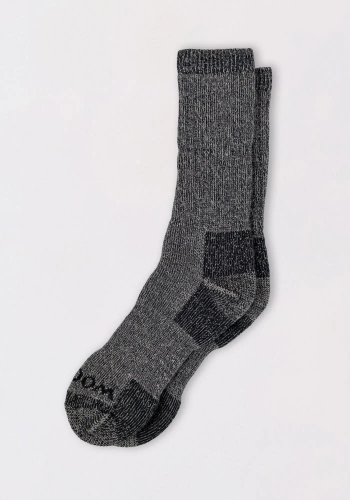 Mens Extreme Crew Socks - Charcoal Heather - Image 5