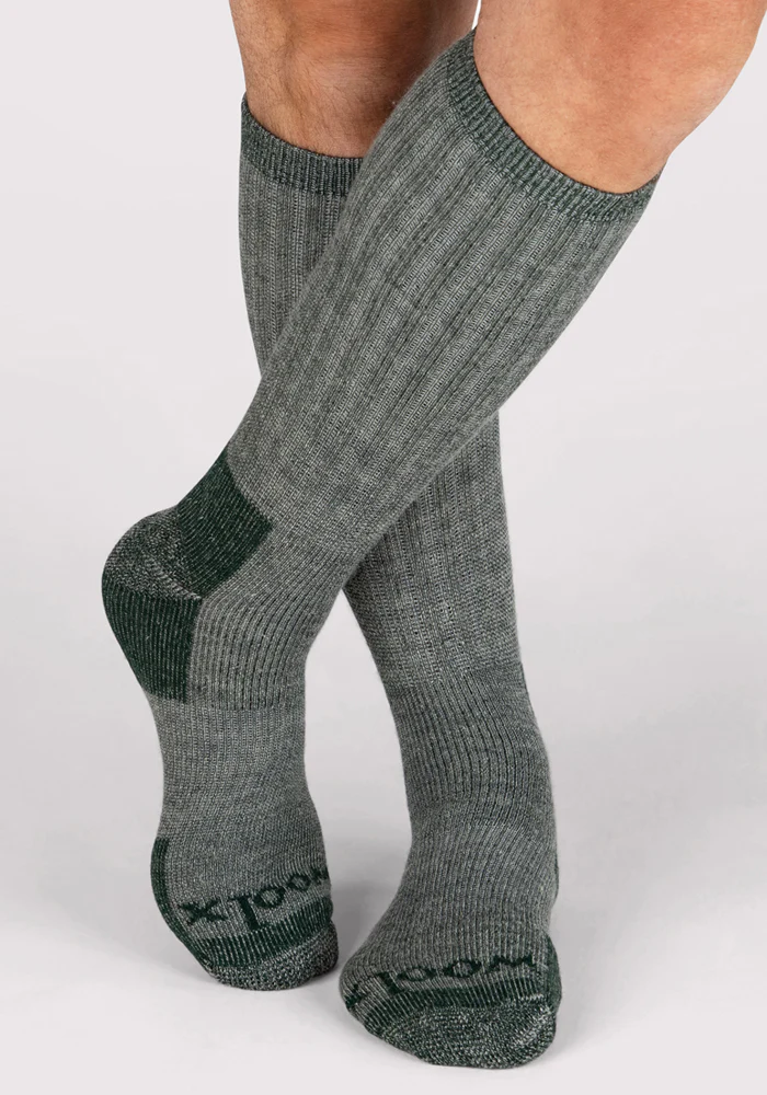 Mens Extreme Over The Calf Socks - Forest Dark Moss - Image 4