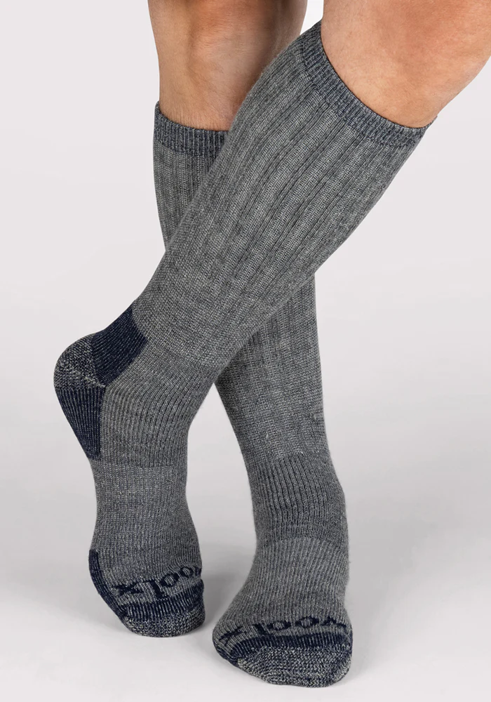 Mens Extreme Over The Calf Socks - Navy Carbon - Image 4