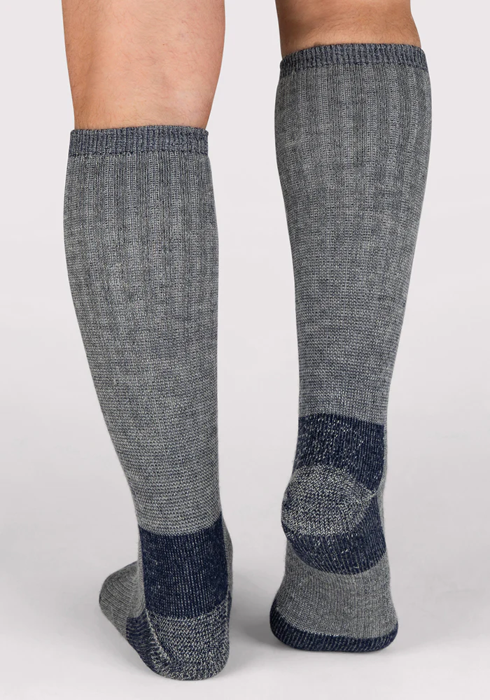 Mens Extreme Over The Calf Socks - Navy Carbon - Image 5