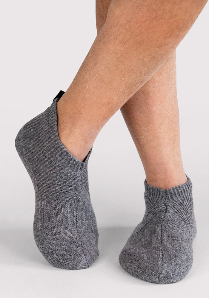 Mens Gripper Slippers - Gentle Grey - Image 3