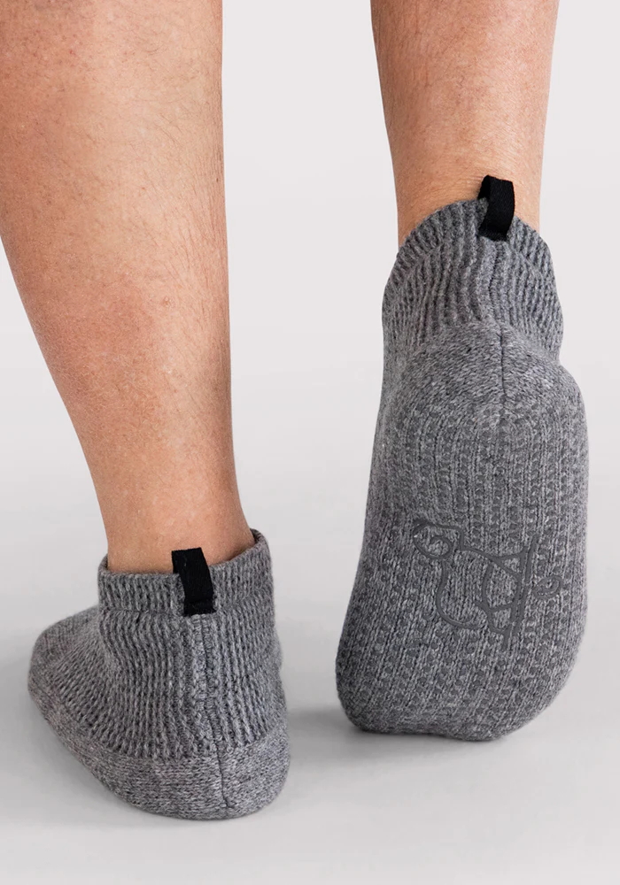 Mens Gripper Slippers - Gentle Grey - Image 6