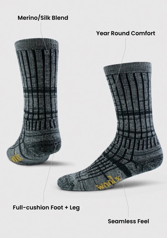 Mens Joey Mid Calf Socks - Cinnamon Spice - Image 4