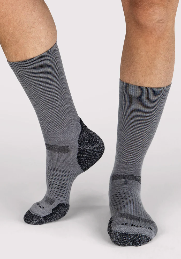 Mens Harbor Crew Sock - Grey - Image 5