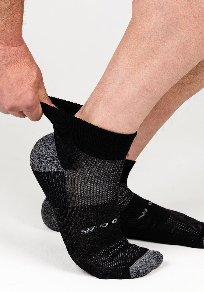 Mens Rambler Ankle Sock  - Black Pepper - Image 3