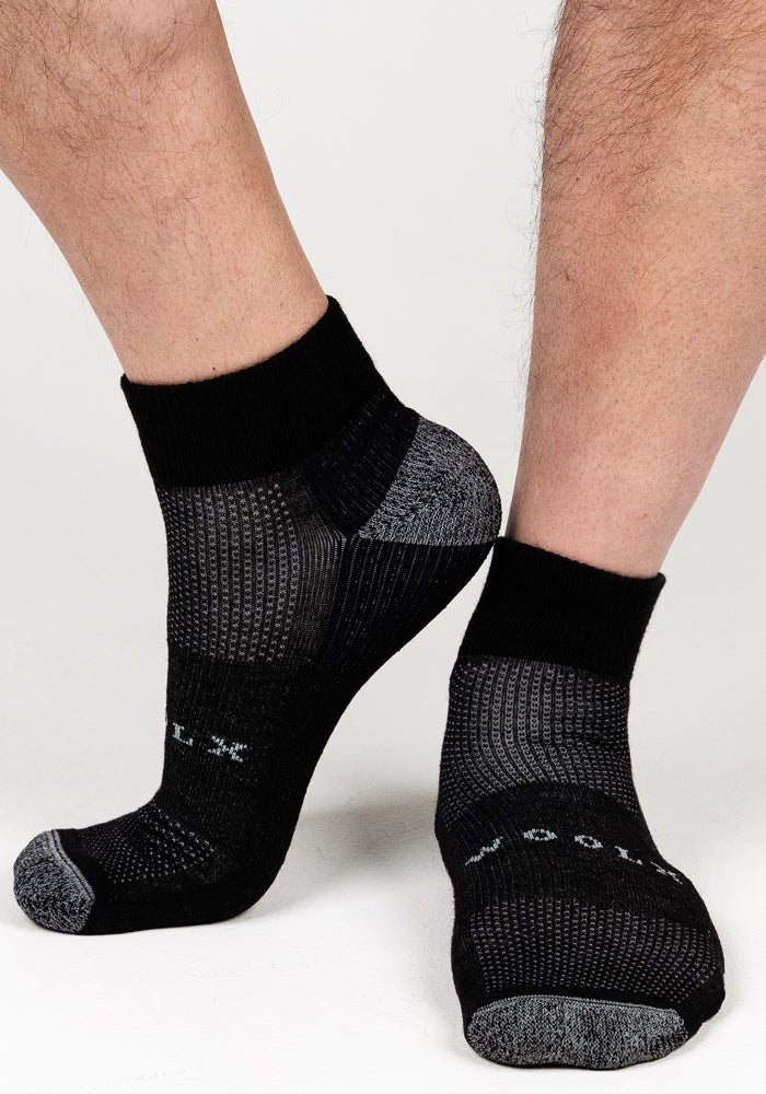 Mens Rambler Ankle Sock  - Black Pepper - Image 4