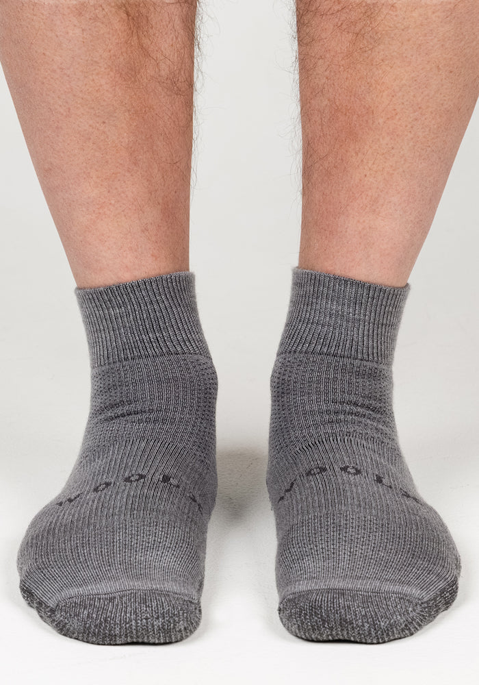 Mens Rambler Ankle Sock  - Pebble - Image 2