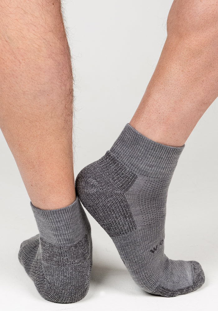 Mens Rambler Ankle Sock  - Pebble - Image 3