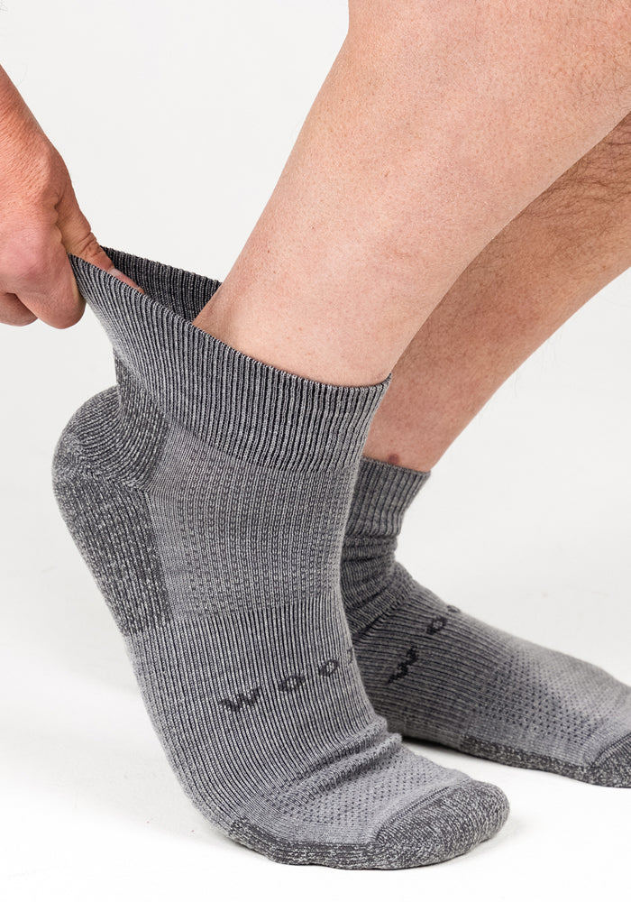 Mens Rambler Ankle Sock  - Pebble - Image 6